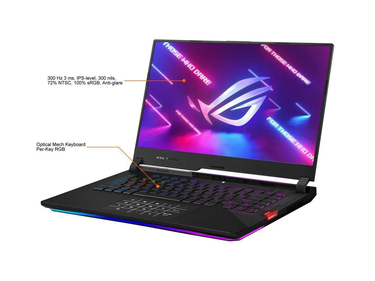 ROG Strix SCAR 15.6" Full HD, AMD Ryzen 9 5900HX, NVIDIA Geforce RTX 3080, 16GB RAM, 1TB SSD, Black, Windows 10 Home, G533QS-DS96