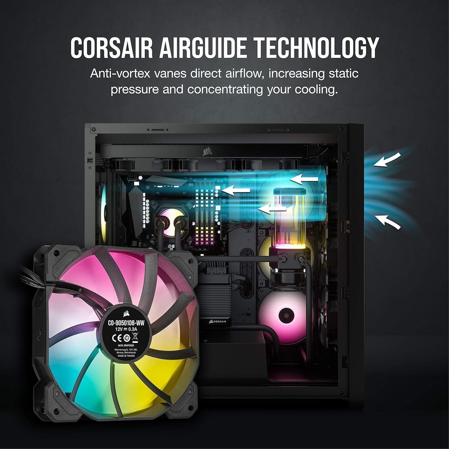 Icue SP120 RGB Elite Performance 120Mm PWM Single Fan