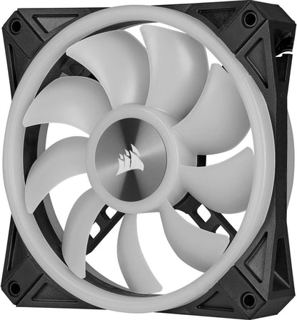 QL Series, QL140 RGB, 140Mm RGB LED Fan, Single Pack, Black