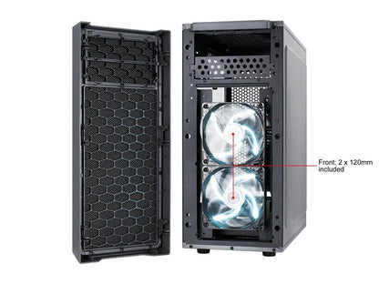 Focus G Gunmetal Gray ATX Mid Tower Computer Case