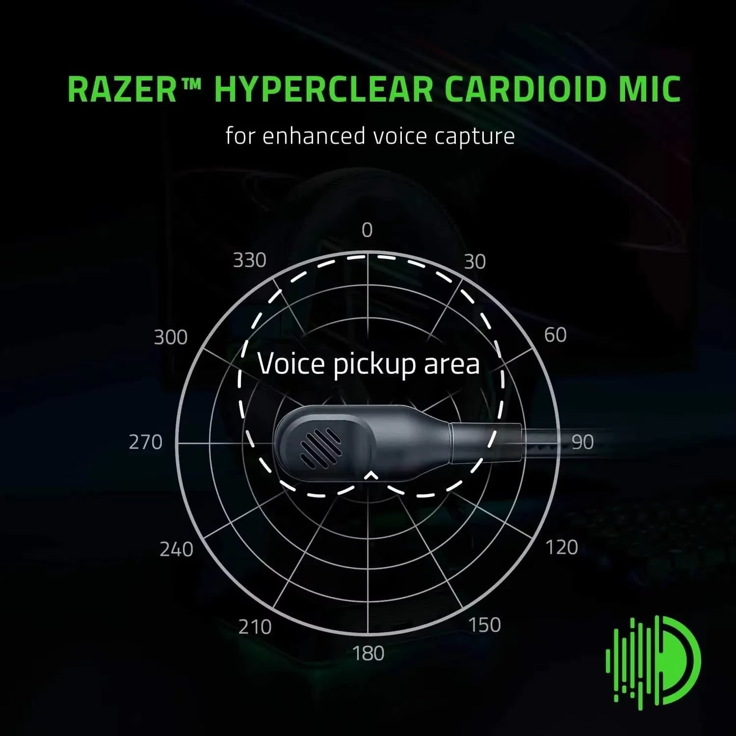 Blackshark V2 X Wired Esports Headset Advanced Passive Noise Cancellation, 7.1 Surround Sound, Hyperclear Cardioid Mic