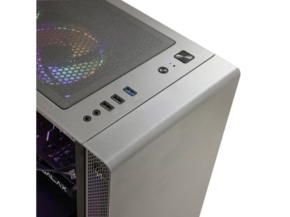 Gaming PC Desktop Computer, AMD Ryzen 5 5600 3.7Ghz, Geforce RTX 2060 Super, 16GB DDR4, NVME 500G SSD, 6RGB Fans, Wifi,Win 11 Ready,Gamer Desktop Computer,New