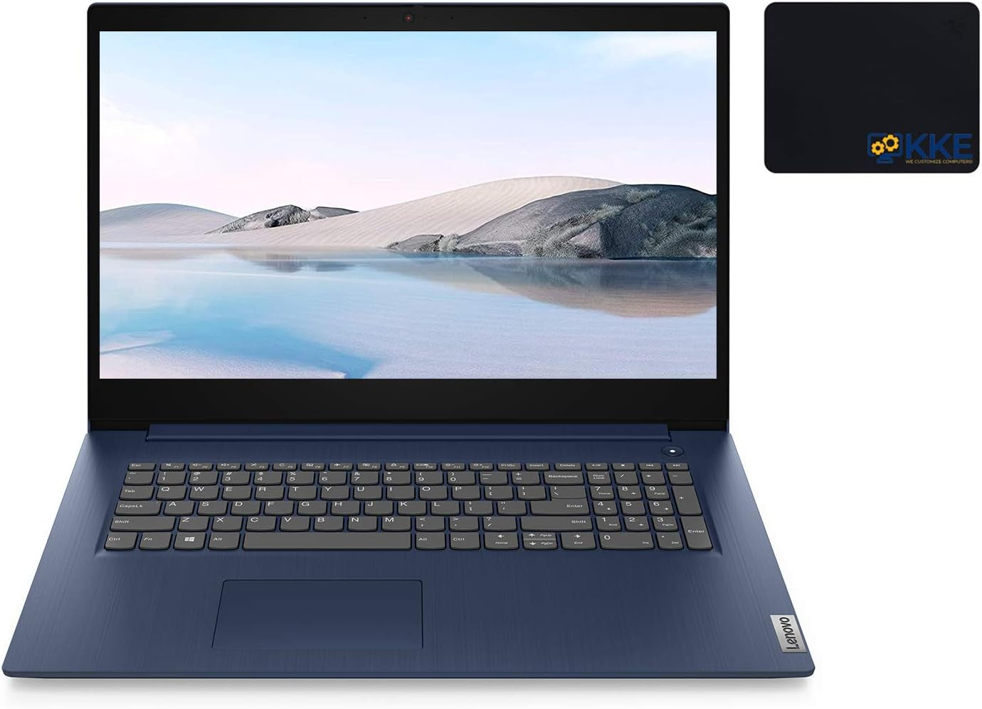 2021 Ideapad 3 Laptop, 17.3" HD+, Intel Core I5-1035G1 Processor, HDMI, Bluetooth, Wi-Fi, Webcam, Online Class, Zoom, Windows 10, Abyss Blue, KKE Bundle (20GB RAM | 1TB SSD)