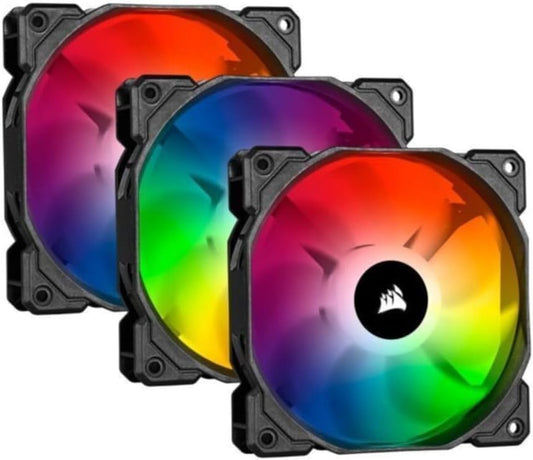 Icue SP120 RGB Pro Performance 120Mm Triple Fan Kit with Lighting Node Core