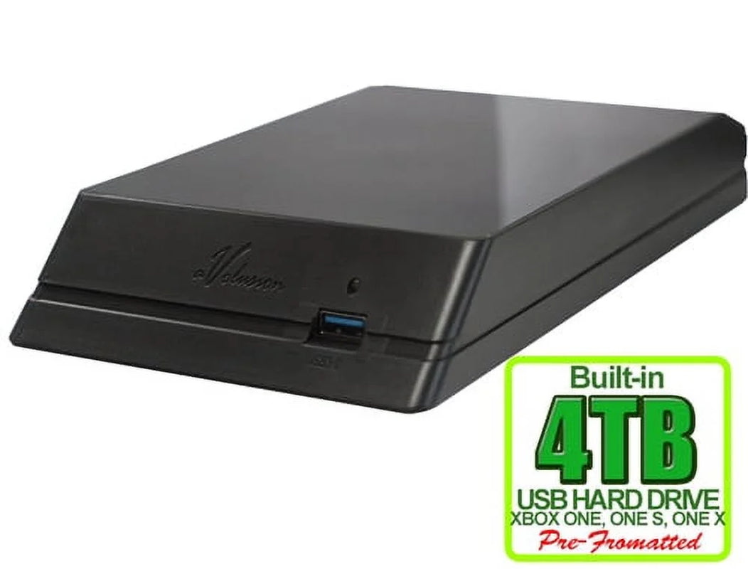 Hddgear 4TB USB 3.0 External Gaming Hard Drive (For XBOX ONE, XBOX ONE S, XBOX ONE X) - 2 Year Warranty