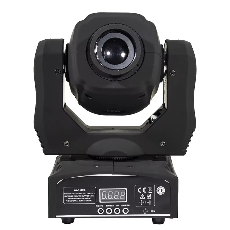 60W LED Spot Moving Head 60W Spot Light DMX512 for Dj Disco Bar Party Stage Light Equipment