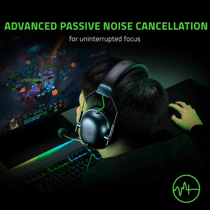 Blackshark V2 X Wired Esports Headset Advanced Passive Noise Cancellation, 7.1 Surround Sound, Hyperclear Cardioid Mic