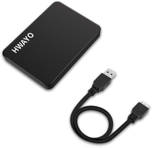 1TB Portable External Hard Drive Ultra Slim 2.5'' USB 3.0 HDD Storage for PC, Desktop, Laptop, Macbook, Chromebook, Xbox One