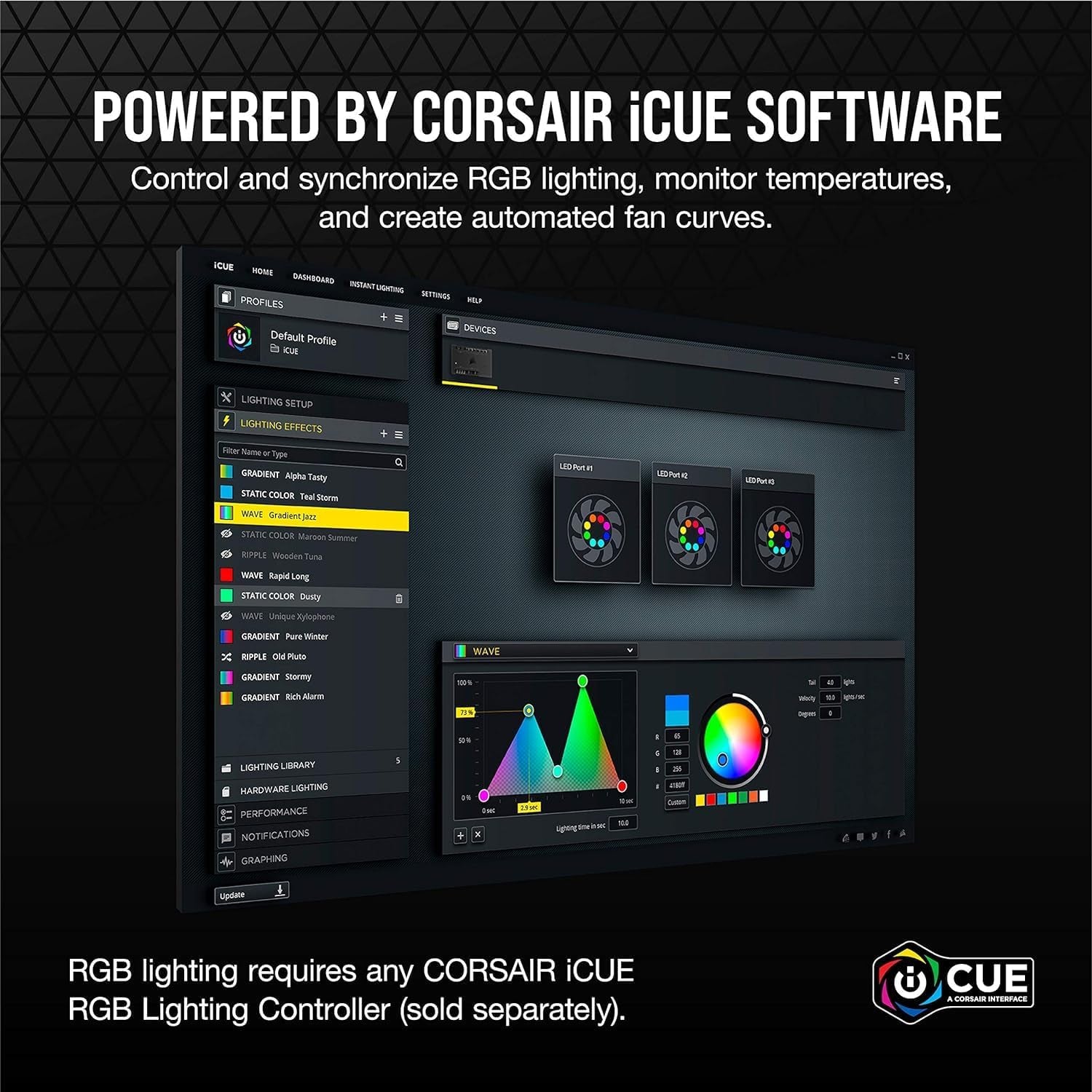 Icue SP120 RGB Elite Performance 120Mm PWM Single Fan