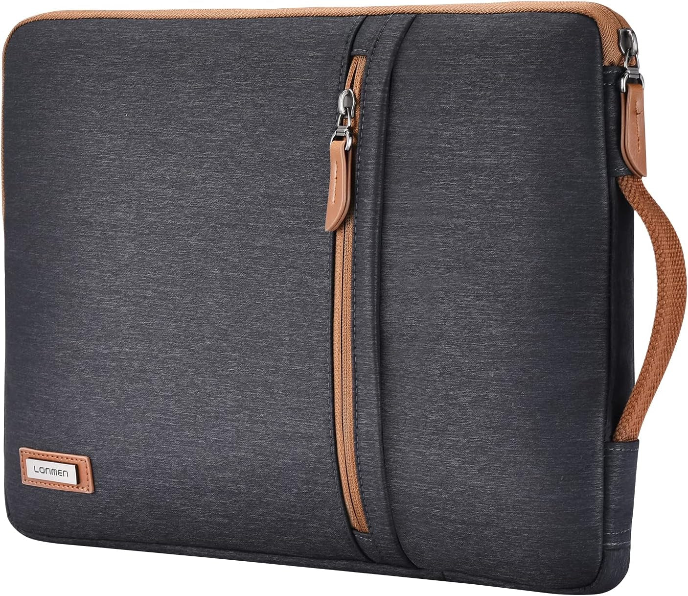 13-13.3 Inch Laptop Sleeve Case Water-Resistant Handle Bag for Macbook Air/Surface Book/Lenovo Flex 6/Thinkpad L380 X380 Yoga/X1 Carbon/Hp Elitebook 830 G5/Dell Inspiron 14/ASUS Zenbook UX330UA