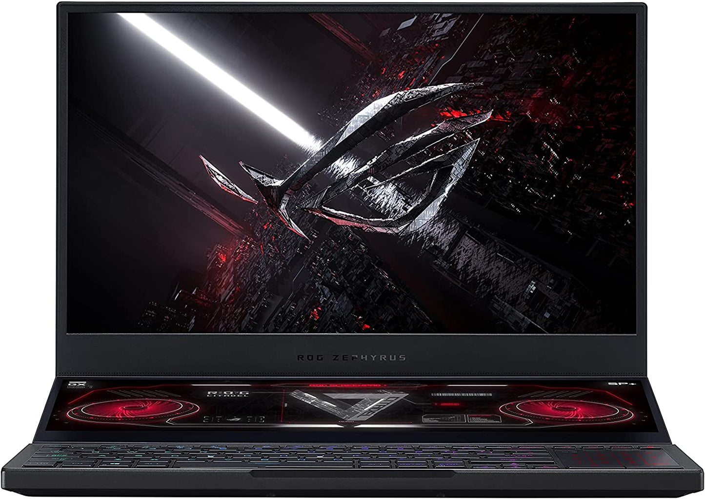 ROG Zephyrus Duo SE 15 Gaming Laptop, 15.6” 300Hz IPS Type FHD Display, NVIDIA Geforce RTX 3060, AMD Ryzen 9 5980HX, 16GB DDR4, 1TB Pcie SSD, Per-Key RGB Keyboard, Windows 10 Home, GX551QM-ES96