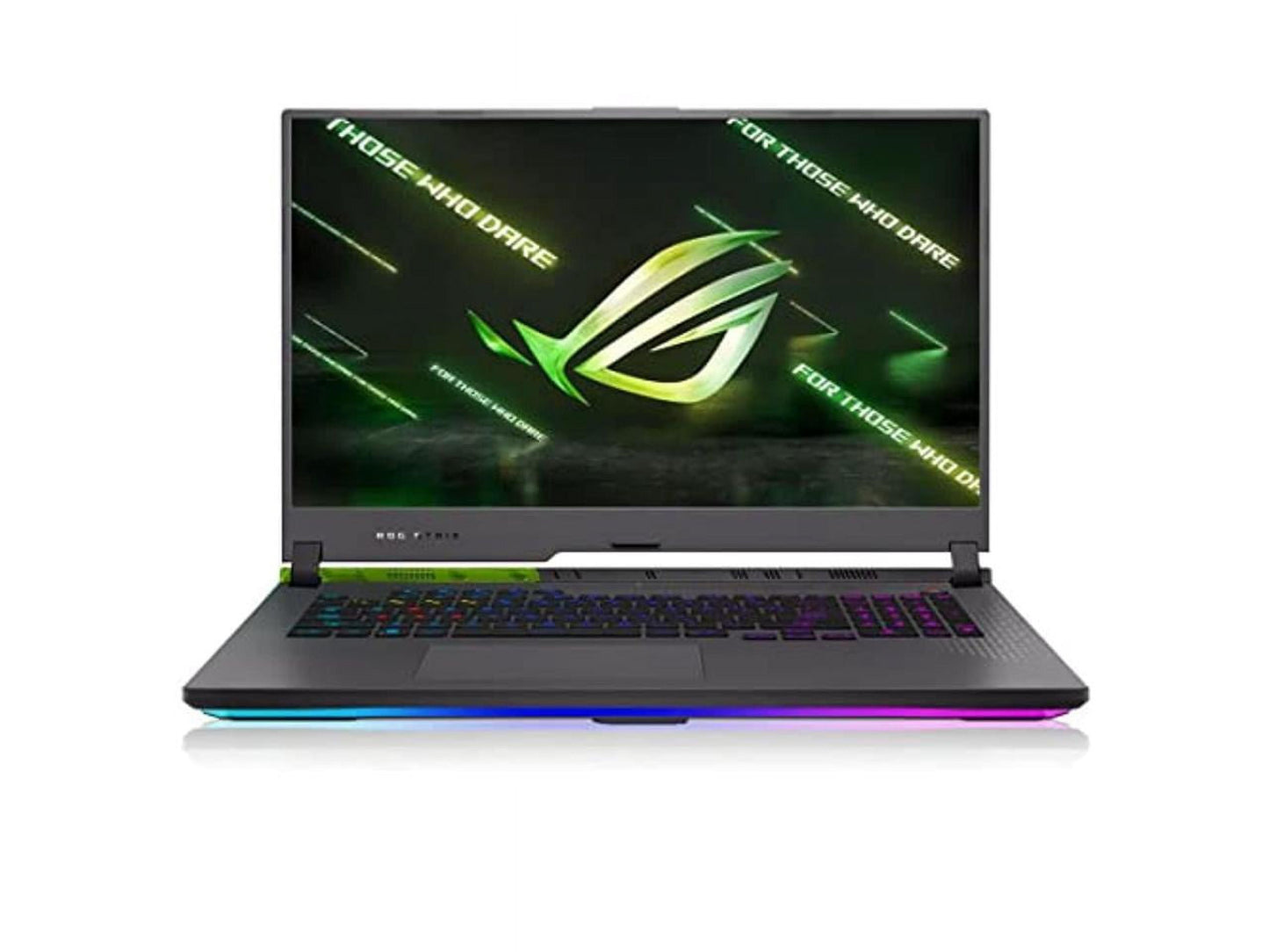 ROG Strix G17 (2022) Gaming Laptop, 17.3" 144Hz IPS FHD Display, NVIDIA Geforce RTX 3050 GPU, AMD Ryzen 7 6800H Processor, 16GB DDR5 RAM, 512GB SSD, RGB Keyboard, Windows 11, G713RC-RS73